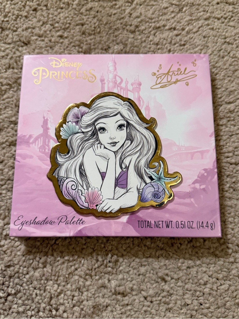 Taste Beauty Disney Princess Ariel eyeshadow palette 12 shades